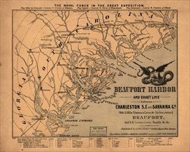 Naval Force in the Great Expedition - Beaufort Harbor - 1861 1861