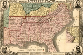 Southern States During the Rebellion - 1863 1863
