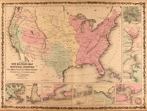 Military Map of the United States - 1862