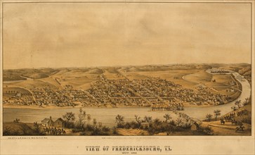 Fredericksburg aerial view - 1863 1863