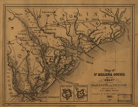 St. Helena Sound, and the coast between Charleston and Savannah 1861