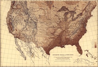 Elevation of the Continental United States - 1870 1870