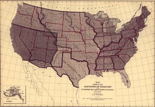 Acquisition of US territory from 1776 to 1874 1870