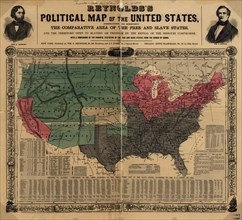 Political Map of the united States - 1856 1856