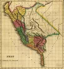 Historic Map of Peru - 1822 1822