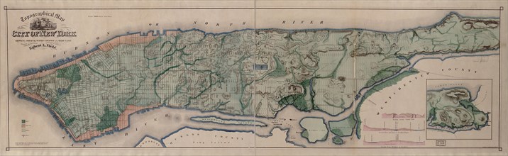 Manhattan Island - 1865 1865