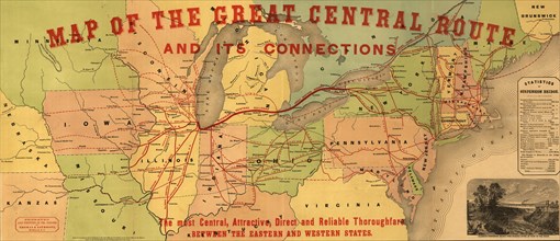 Great Central Route & Connections - 1855 1855
