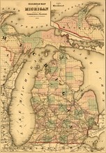 Railroads of Michigan - 1874 1874