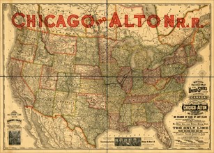 Chicago & Alton Railroad 1883