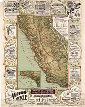 California Roads for Bicycles - 1895 1895