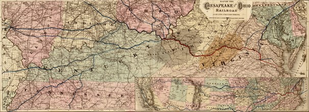 Chesapeake and Ohio Railroad - 1873 1873