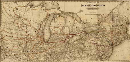 Chicago and Canada Southern Railway  - 1872