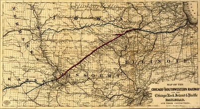 Chicago and Southwestern Railway and the Chicago, Rock Island & Pacific Railroad - 1869  1869