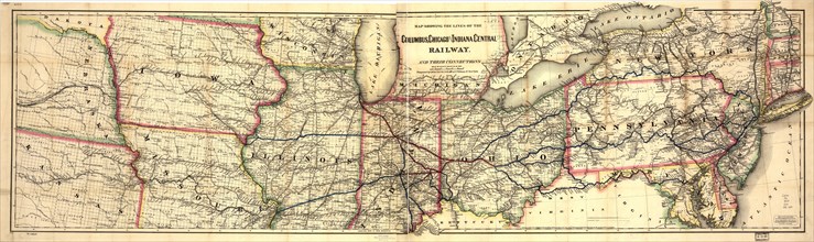 Columbus, Chicago, and Indiana Central Railway - 1868 1868