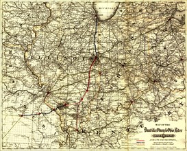 Danville, Olney & Ohio River Railroad - 1881 1881