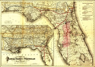 Florida Transit and Peninsula Rail Road - 1882 1882