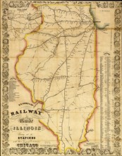 Railway guide for Illinois - 1855  1855