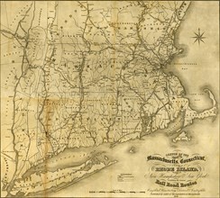 Massachusetts, Connecticut, and Rhode Island, and parts of New Hampshire & New York 1850
