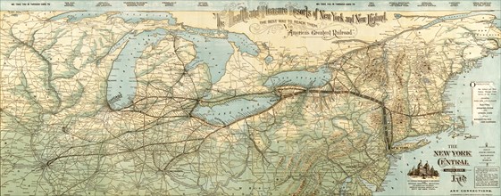 New York Central & Hudson River R.R across the North - 1893 1893