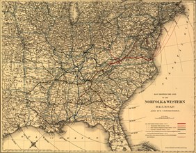 Norfolk & Western Railroad -1887 1887