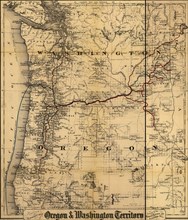 Oregon & Washington Territory - 1880 1880