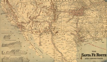 Atchison, Topeka and Santa Fé Railroad  1883