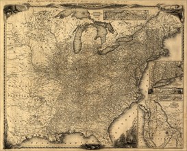Travelers Map of the United States - 1846 1846