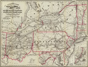 New York, New Jersey, Pennsylvania, Delaware, Maryland, Ohio and Canada 1860 1860