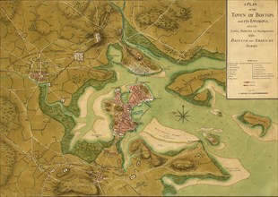Boston under Siege from the British - 1776