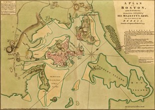 Boston under Siege from the British - 1776