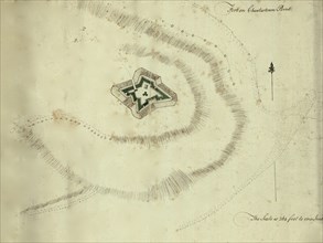 Fort on Charleston Point, Boston - 1776