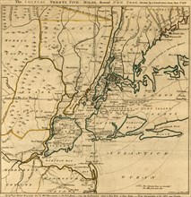 Country twenty five miles round New York 1776