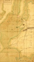 Sketch of New York, narrows & part of Long Island with the roads. 1776