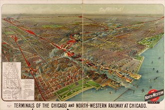 Terminals of the Chicago and North-Western Railway at Chicago - 1902 1902