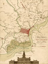 Plan of Philadelphia & its  environs - 1777