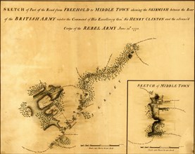 Road from Freehold to Middletown 1778