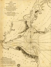 French Naval Map for the Entrance to the Hudson in New York - 1778