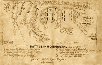 Battle of Monmouth, New Jersey - 1778