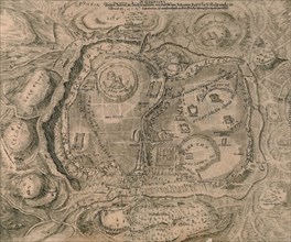 Antique Map of Jerusalem