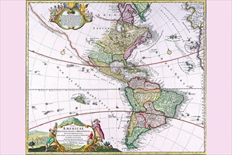 The Americas - The Western Hemisphere 1746