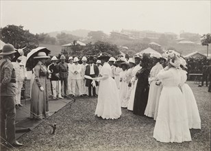 African women at a royal reception