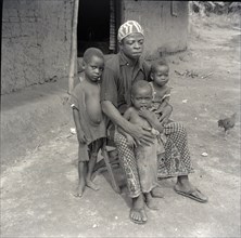Chief Nkwa with children