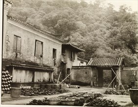 Woodyard at a Guangdong monastery