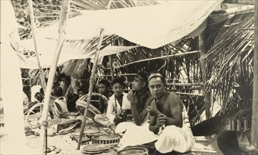 Craft stall at a Fijian market