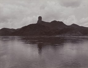 'Monk's Head Rock' across the Xijiang River