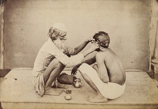 An Indian barber