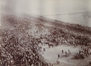 Procession of holy men at the Kumbh Mela