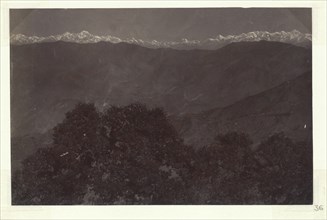 View of the Himalayas from Mussoorie