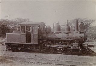 American steam locomotive in Jamaica