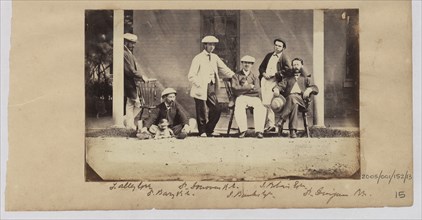 Group of men at Port Royal, Jamaica